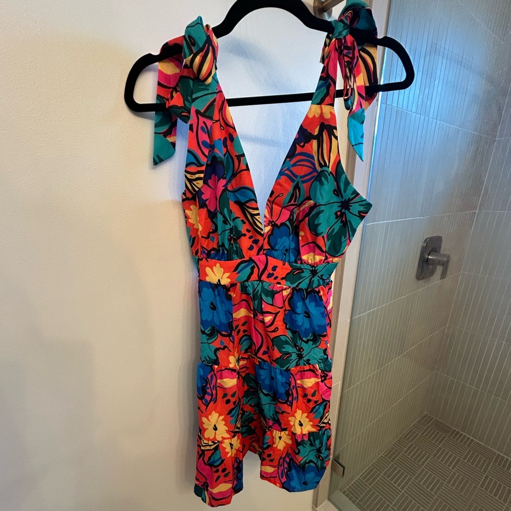 Cupshe Floral Mini Dress - Multicolor